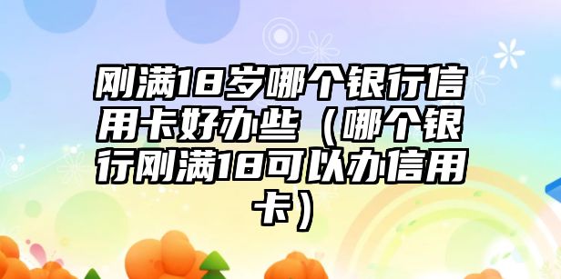 剛滿18歲哪個銀行信用卡好辦些（哪個銀行剛滿18可以辦信用卡）